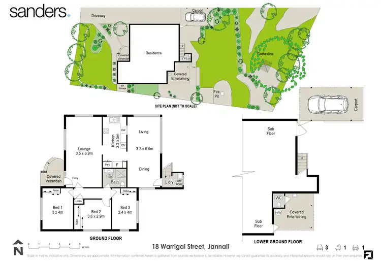 Floorplan of Homely house listing, 18 Warrigal Street, Jannali NSW 2226