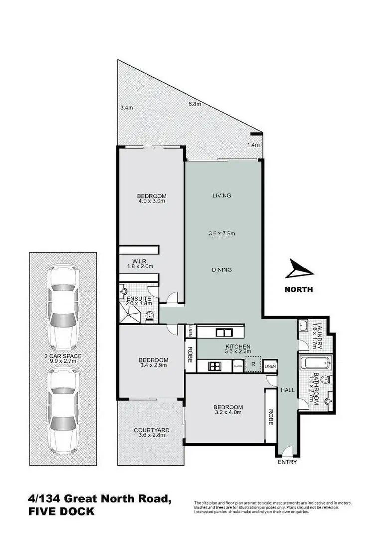 Floorplan of Homely apartment listing, 4/134-136 Great North Road, Five Dock NSW 2046