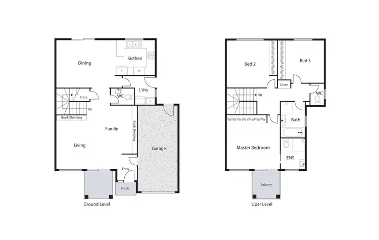 Floorplan of Homely townhouse listing, 15/61 Launceston Street, Lyons ACT 2606