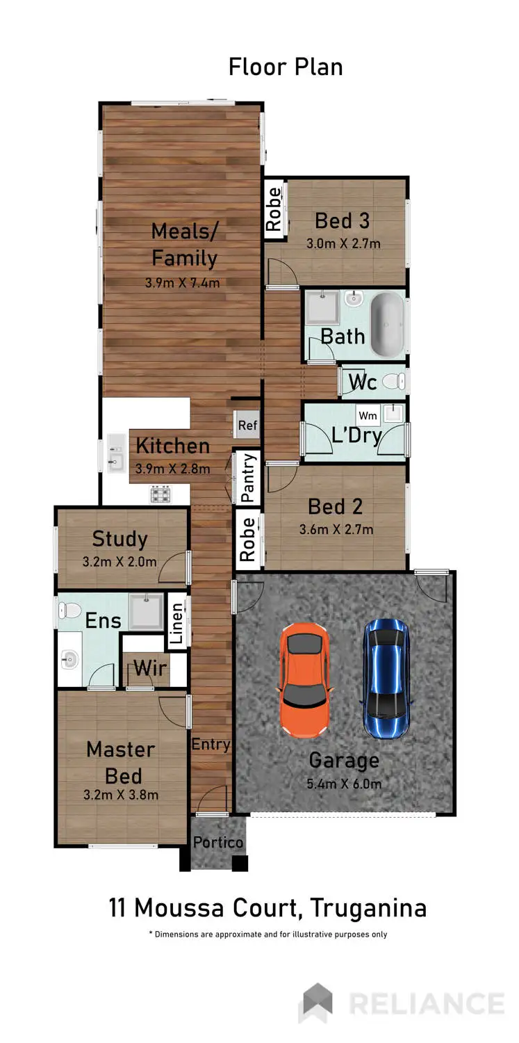 Floorplan of Homely house listing, 11 Moussa Court, Truganina VIC 3029