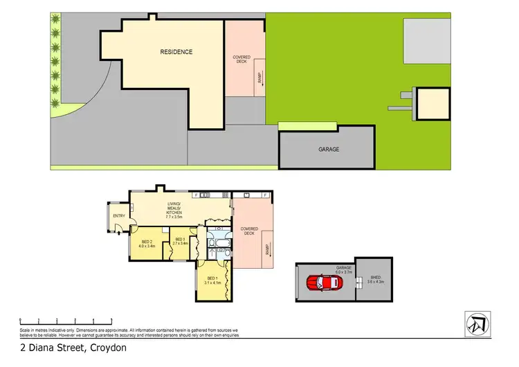 Floorplan of Homely house listing, 2 Diana Street, Croydon VIC 3136