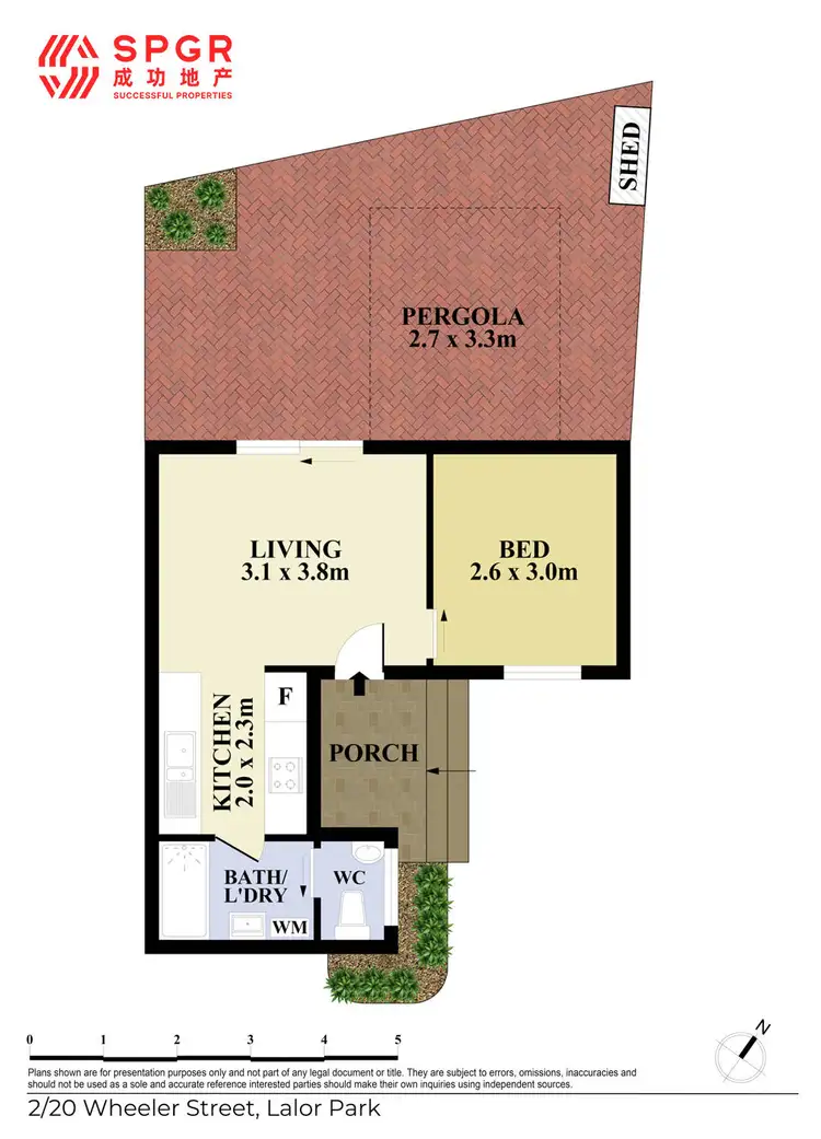 Floorplan of Homely villa listing, 2/20 Wheeler Street, Lalor Park NSW 2147
