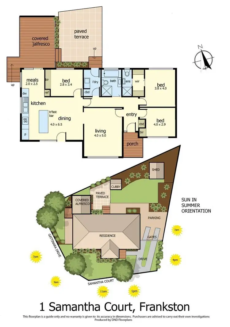 Floorplan of Homely house listing, 1 Samantha Court, Frankston VIC 3199