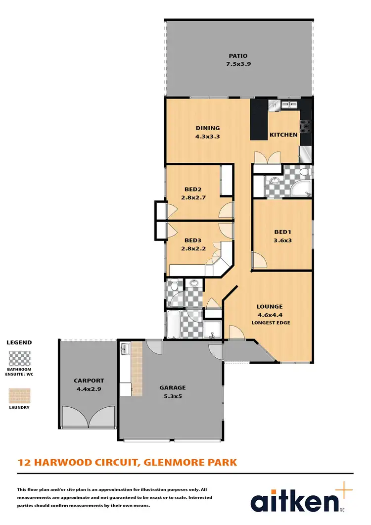 Floorplan of Homely house listing, 12 Harwood Circuit, Glenmore Park NSW 2745