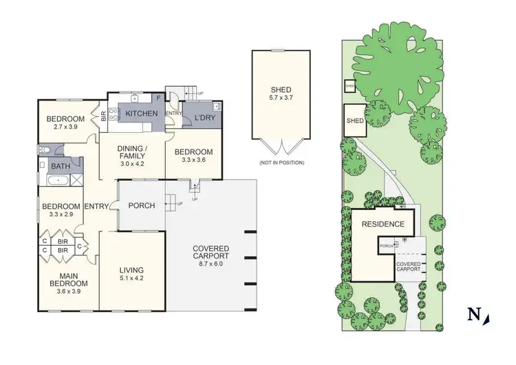 Floorplan of Homely house listing, 23 Haig Street, Croydon VIC 3136