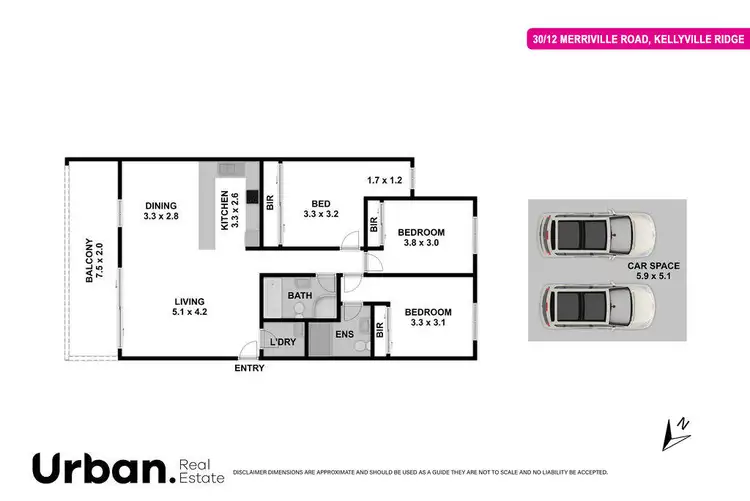 Floorplan of Homely apartment listing, 30/12 Merriville Road, Kellyville Ridge NSW 2155