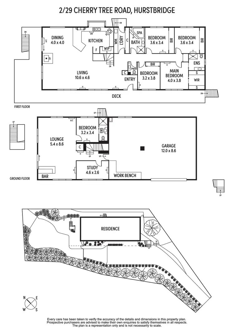 Floorplan of Homely house listing, 2/29 Cherry Tree Road, Hurstbridge VIC 3099