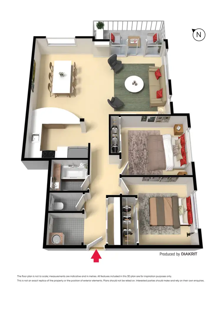 Floorplan of Homely apartment listing, 10/21 Marine Parade, St Kilda VIC 3182