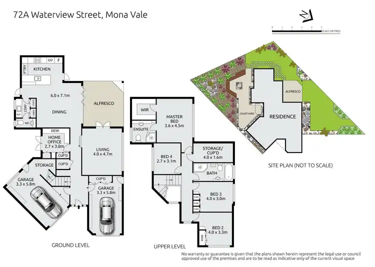 Floorplan of Homely semi-detached listing, 72a Waterview Street, Mona Vale NSW 2103