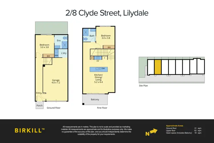 Floorplan of Homely house listing, 2/8 Clyde Street, Lilydale VIC 3140