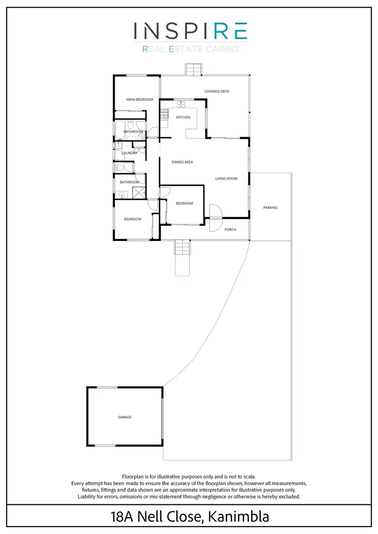 Floorplan of Homely house listing, 18A Nell Close, Kanimbla QLD 4870