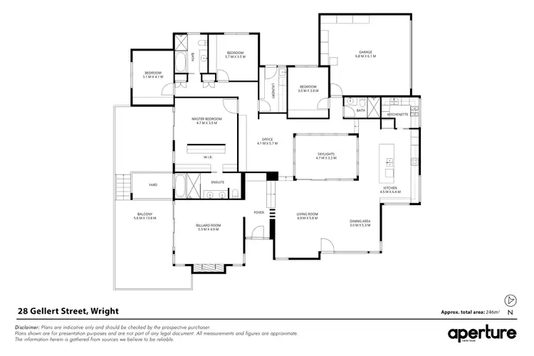 Floorplan of Homely house listing, 28 Gellert Street, Wright ACT 2611