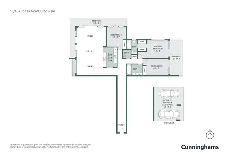 Floorplan of Homely apartment listing, 15/48A Consul Road, Brookvale NSW 2100