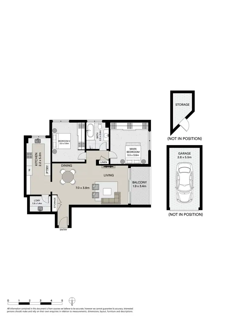 Floorplan of Homely apartment listing, 9D/5-29 Wandella Road, Miranda NSW 2228