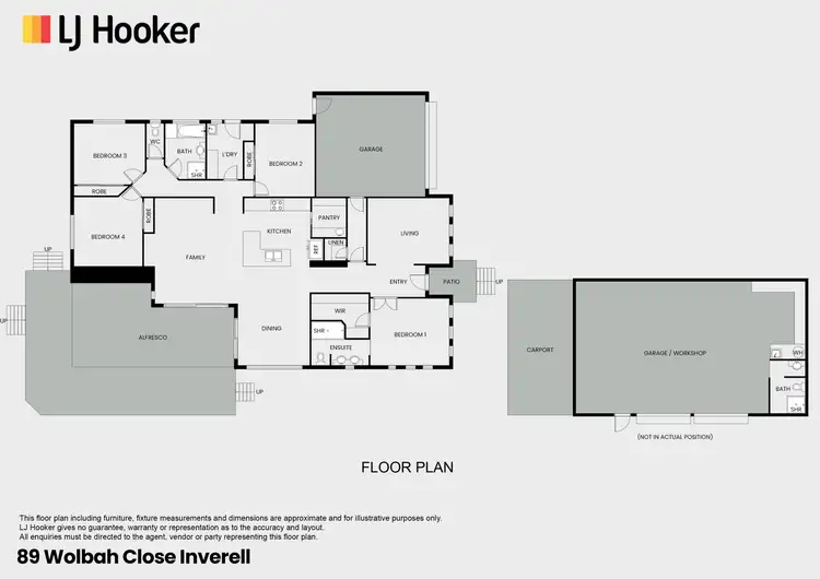 Floorplan of Homely house listing, 89 Wolbah Close, Inverell NSW 2360