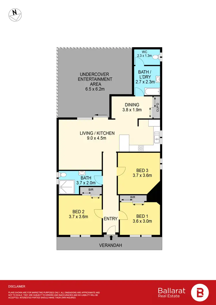 Floorplan of Homely house listing, 326 Eureka Street, Ballarat East VIC 3350