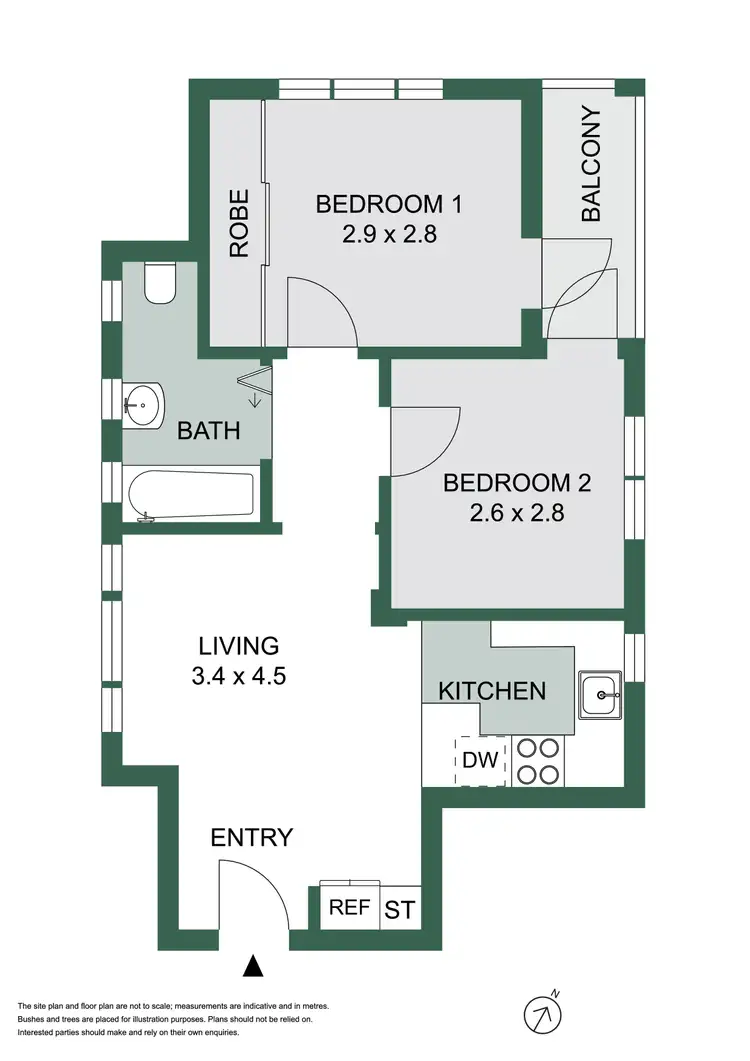 Floorplan of Homely apartment listing, 5/96 Wallis Street, Woollahra NSW 2025