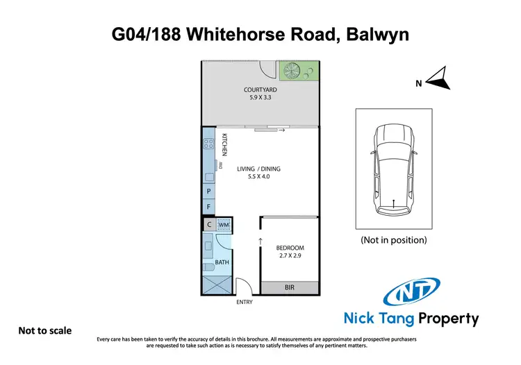 Floorplan of Homely apartment listing, G04/188 Whitehorse Road, Balwyn VIC 3103