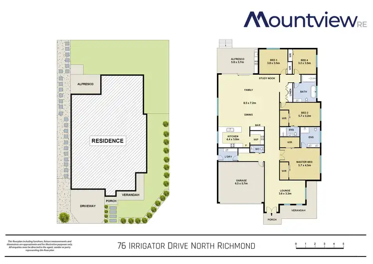 Floorplan of Homely house listing, 76 Irrigator Drive, North Richmond NSW 2754