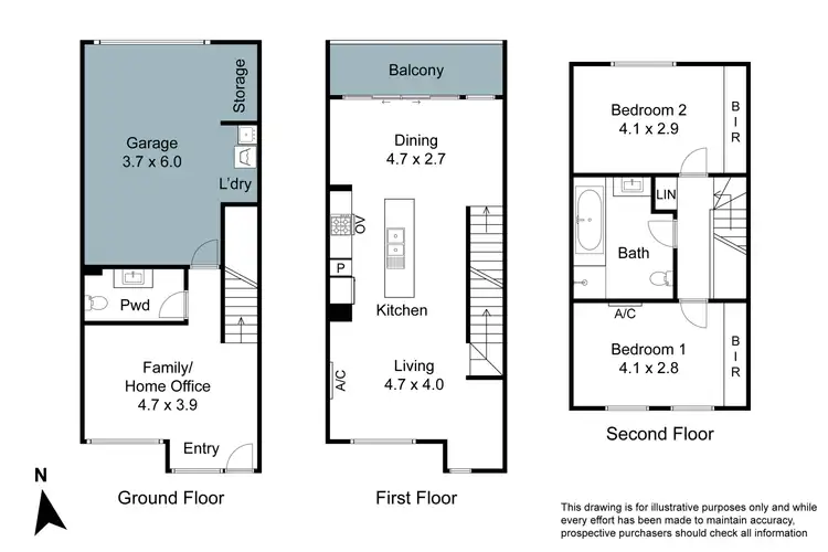 Floorplan of Homely townhouse listing, 5/3 Park Orchards Drive, Pakenham VIC 3810
