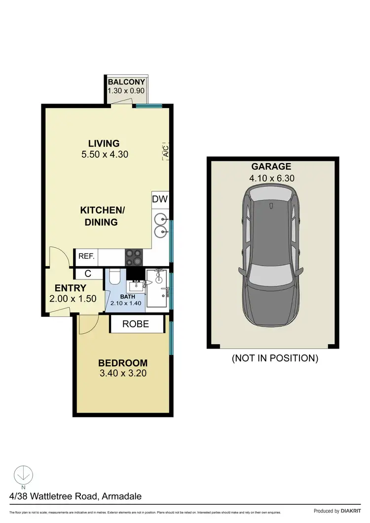 Floorplan of Homely apartment listing, 4/38 Wattletree Road, Armadale VIC 3143