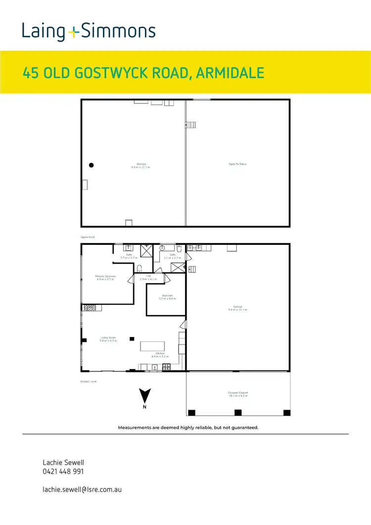 Floorplan of Homely house listing, 45 Old Gostwyck Road, Armidale NSW 2350