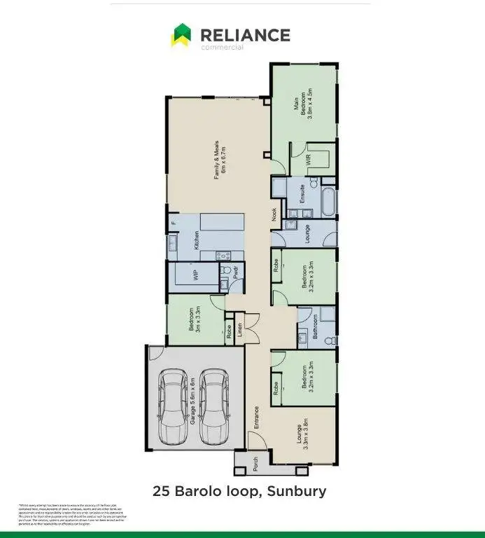 Floorplan of Homely house listing, 25 Barolo Loop, Sunbury VIC 3429