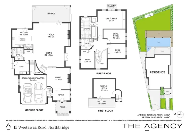 Floorplan of Homely house listing, 15 Weetawaa Road, Northbridge NSW 2063