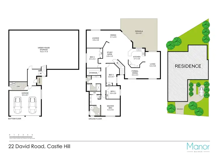 Floorplan of Homely house listing, 22 David Road, Castle Hill NSW 2154