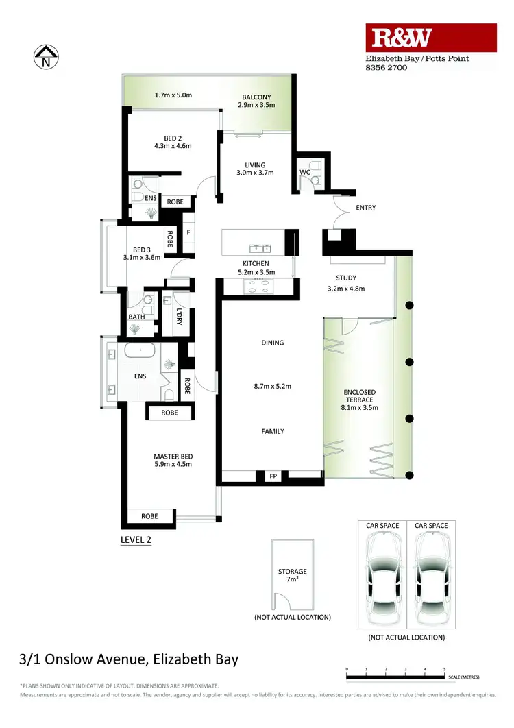 Floorplan of Homely apartment listing, 3/1 Onslow Avenue, Elizabeth Bay NSW 2011
