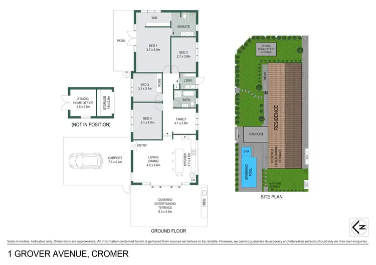 Floorplan of Homely house listing, 1 Grover Avenue, Cromer NSW 2099