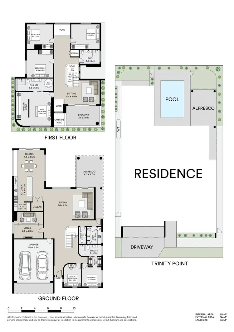 Floorplan of Homely house listing, 158 Trinity Point Drive, Morisset Park NSW 2264