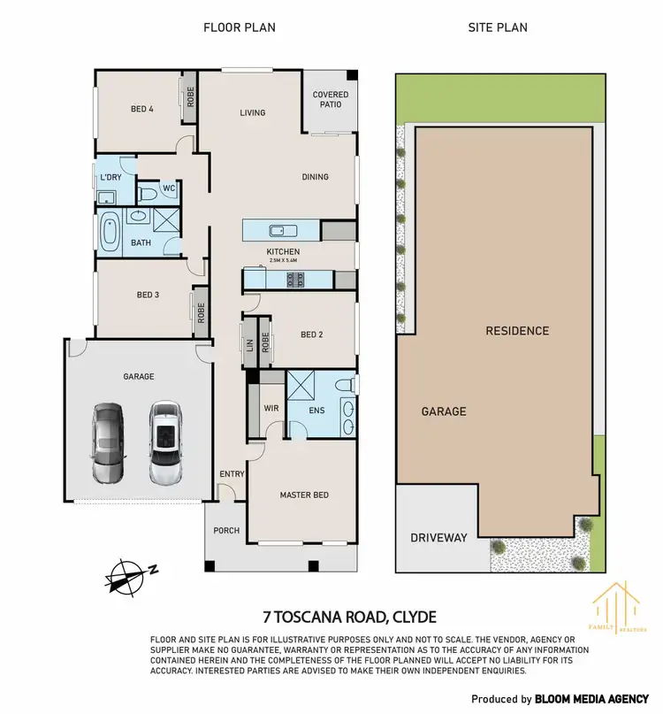Floorplan of Homely house listing, 7 Toscana Road, Clyde VIC 3978