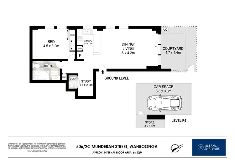 Floorplan of Homely apartment listing, 506/2C Munderah Street, Wahroonga NSW 2076