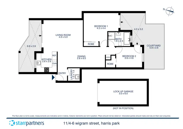 Floorplan of Homely apartment listing, 11/4-6 Wigram Street, Harris Park NSW 2150