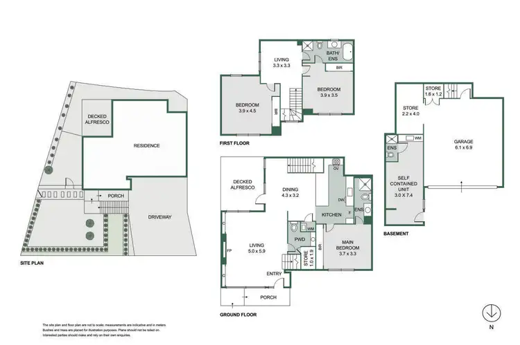 Floorplan of Homely townhouse listing, 358 George Street, Templestowe Lower VIC 3107