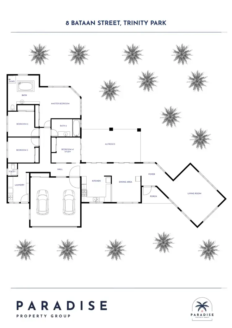Floorplan of Homely house listing, 8 Bataan Street, Trinity Park QLD 4879
