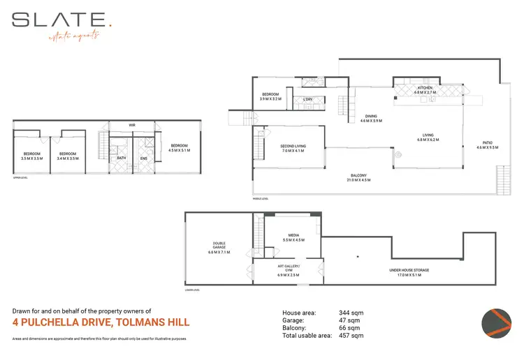 Floorplan of Homely house listing, 4 Pulchella Drive, Tolmans Hill TAS 7007