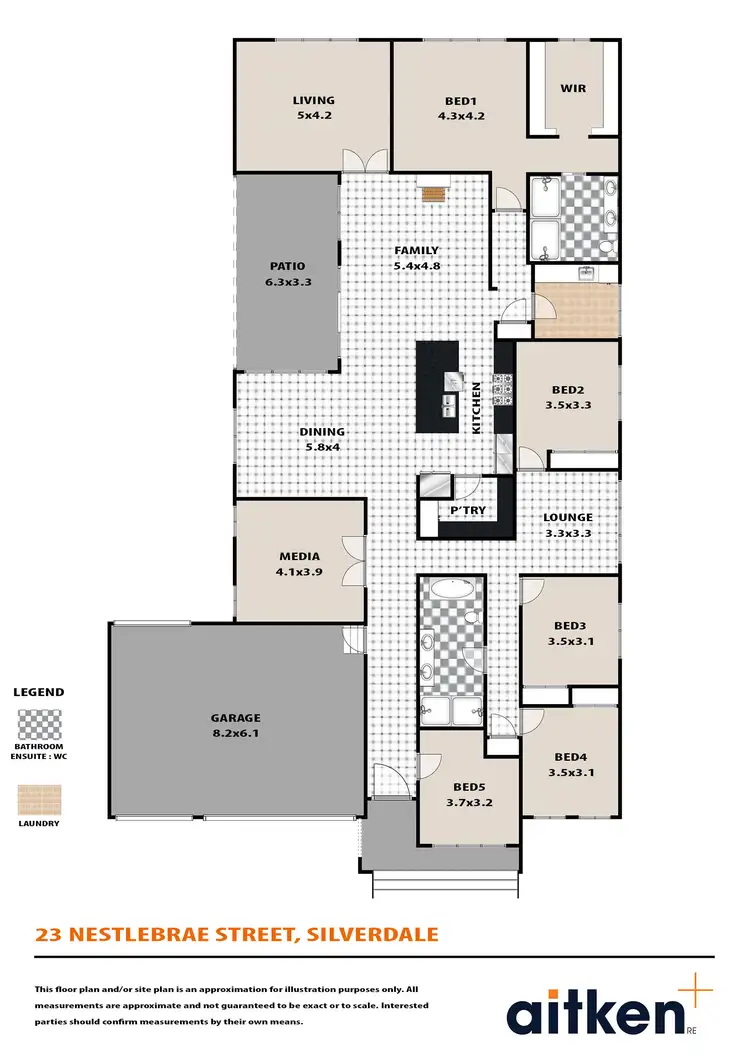 Floorplan of Homely house listing, 23 Nestlebrae Street, Silverdale NSW 2752
