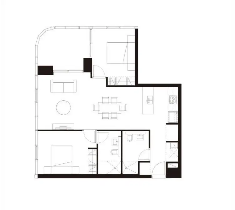 Floorplan of Homely apartment listing, 304/88A Christie Street, St Leonards NSW 2065