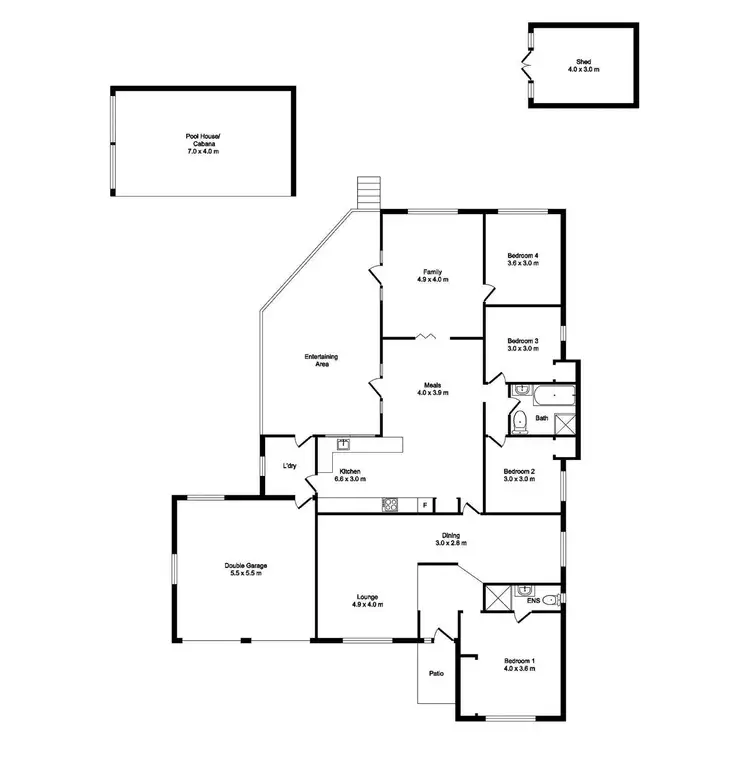 Floorplan of Homely house listing, 5 Watton Street, Quakers Hill NSW 2763