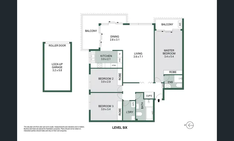 Floorplan of Homely apartment listing, 6A/12 Milford Street, Randwick NSW 2031