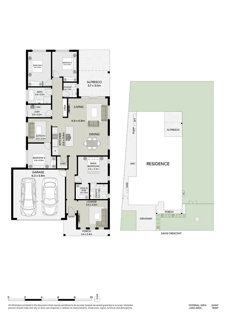 Floorplan of Homely house listing, 4 Davis Crescent, Mudgee NSW 2850