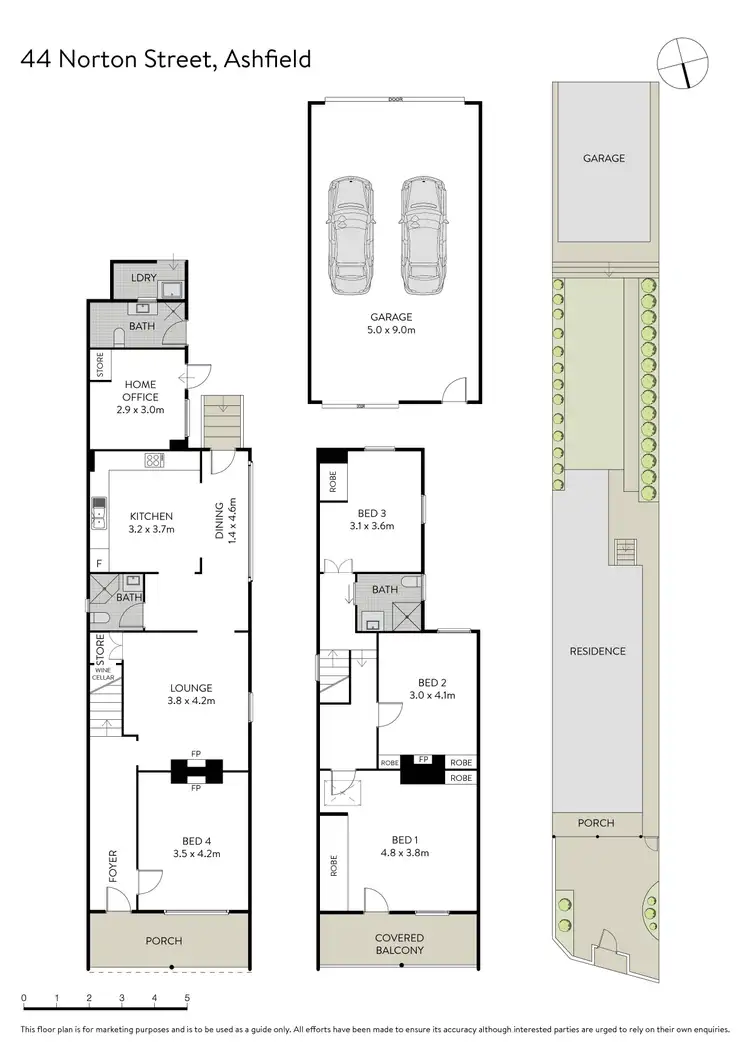 Floorplan of Homely house listing, 44 Norton Street, Ashfield NSW 2131