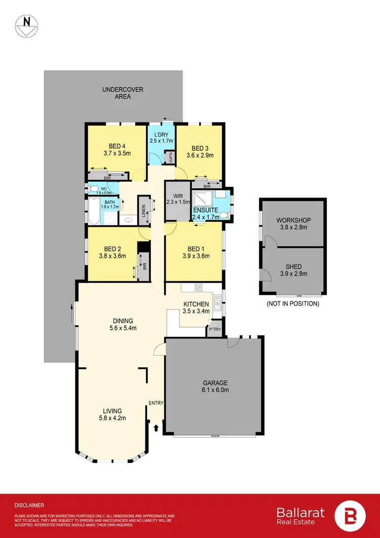 Floorplan of Homely house listing, 101 Birdwood Avenue, Sebastopol VIC 3356