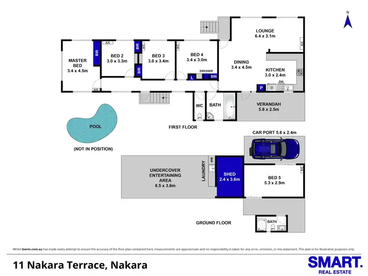 Floorplan of Homely house listing, 11 Nakara Terrace, Nakara NT 810