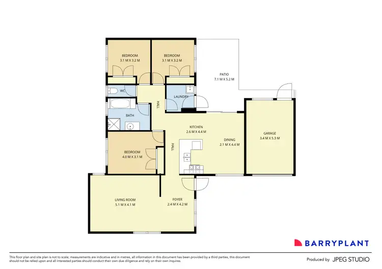 Floorplan of Homely unit listing, 2/64 Dundee Way, Sydenham VIC 3037
