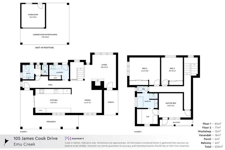 Floorplan of Homely house listing, 105 James Cook Drive, Emu Creek VIC 3551