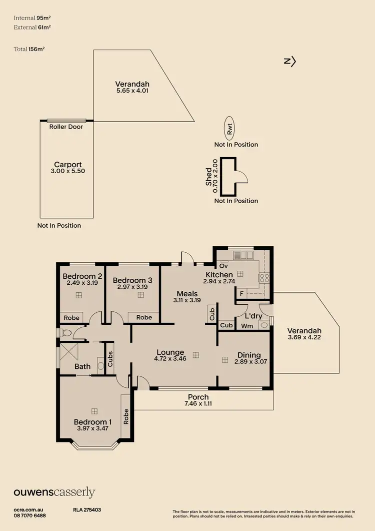 Floorplan of Homely unit listing, 9/97-103 Windsor Grove, Klemzig SA 5087