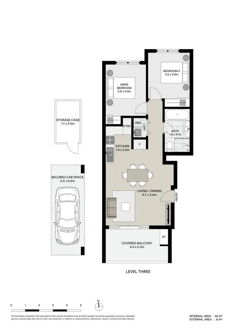 Floorplan of Homely apartment listing, 72/360 Kingsway, Caringbah NSW 2229